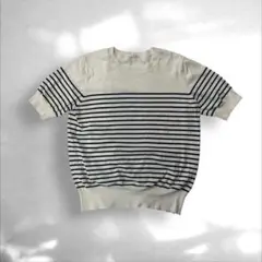 le.coeur blanc ストライプ 半袖 サイズ36 トップス T-272