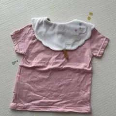【値下げ】フタフタ わたがし お祭り Ｔシャツ 80