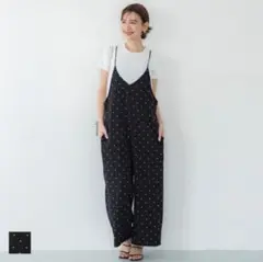 ドット柄サロペット coca コカ マタニティ