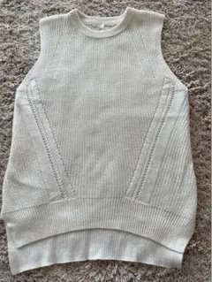 ◾️美品◾️Ici et la 麻混　ニットベスト　イシエラ