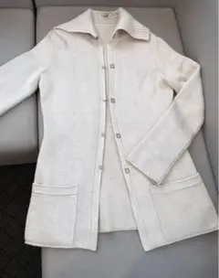 HERMES エルメス とても美しくて上品なロングカーディガン