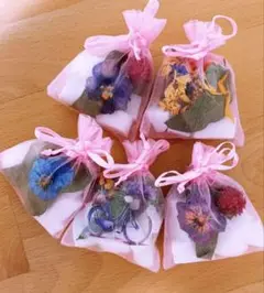 夏の花畑♡レモンユーカリの香り♡ソープサシェ