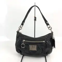 COACH コーチ レザー トートバッグ ブラック レディース ブランド