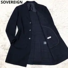 【美品】＜SOVEREIGN（ソブリン）＞ ウール/カシミヤ ベルテッド コート ウール×カシミヤ ダッフルコート EC24F／S