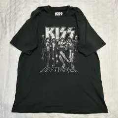 KISS ブラック バンド Tシャツ