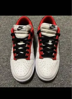 NIKE DUNK low by you 白/黒/赤