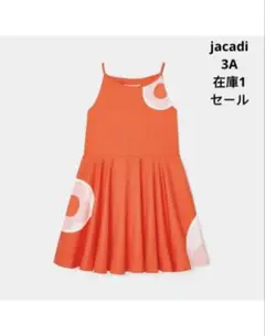 未使い　セール　オレンジ色　ワンピース　3A