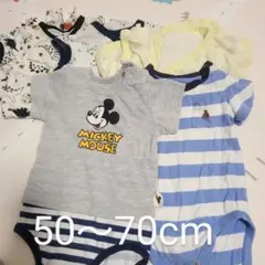 【即日匿名発送】4枚セット　半袖ロンパース　夏服