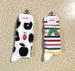 グラニフ はらぺこあおむし　ソックス　2足