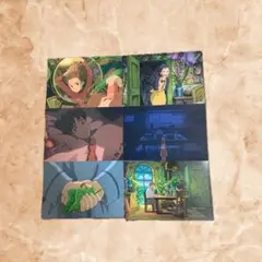 アリエッティ切手風ポスター・シール付き　ジブリ ジブリ新作『借りぐらしのアリエッティ』超キュートな切手型