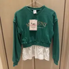 MOMENT ロゴ入りトレーナー 150cm