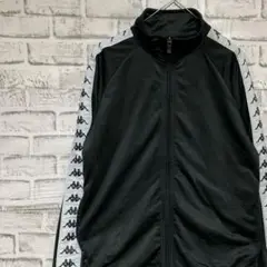 カッパ　ジャージ　トラックジャケット　ブラックM 86
