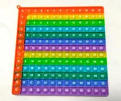新品未使用　両面版　かけ算九九＋足し算　　プッシュポップ　知育玩具／学習サポート