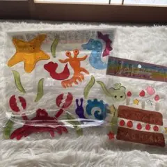 海の生き物 ジェルステッカー