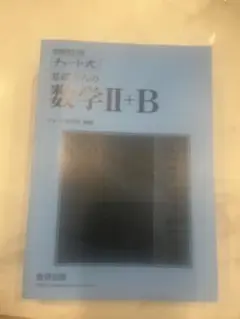 チャート式　青チャート　数学Ⅱ+B 書き込みなし