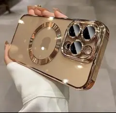 新品　未開封　iPhone15 ソフトケース　ゴールド