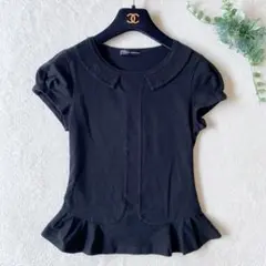 FOXEY フォクシー ストレッチ 手洗い可♪パフスリーブカットソー