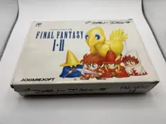 ファミコンソフト ファイナルファンタジーⅠ・II　箱説、特製攻略本付き