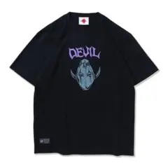 パンクドランカーズ　［PDSxキン肉マン］地獄の断頭台TEE ネイビー　サイズM