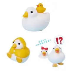 もっちりアヒルDAYS フィギュア3点セット ガチャ フロッキー アニマル