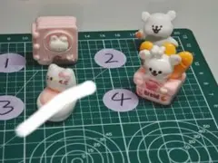 くまのキャラクター ミニチュアフィギュアセット②