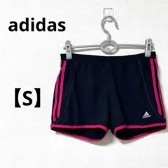 アディダス【S】ランニングウェア　ショートパンツ　トレーニング　ピンク　黒