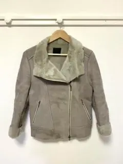 DOMENICO+SAVIO ドメニコアンドサビオ グレー ムートンライダース