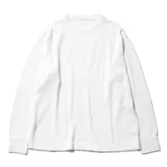 コモリ COMOLI ワッフルサーマルロンT サイズ3 白 オーラリー 長袖