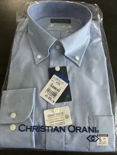 CHRISTIAN ORANI ボタンダウンシャツ Lサイズ ライトブルー
