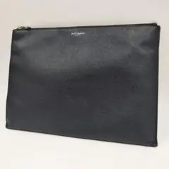 【超極美品】サンローラン トリヨンレザー クラッチバッグ キャビアスキン