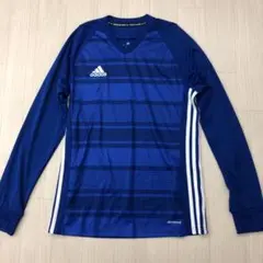 美品 adidas アディダス サッカー ロング Tシャツ ロンT S