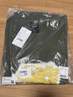 【新品】HUF 金塊プリント　Tシャツ　XXL ビッグTシャツ　オリーブ色　深緑