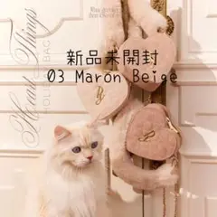 peony ピオニーハートショルダーバッグ 01クリー厶 peony ピオニーハートショルダーバッグ 01クリー厶