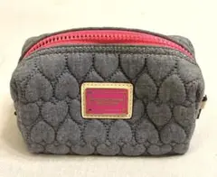 【美品】Samantha Thavasaハート型キルティングポーチ