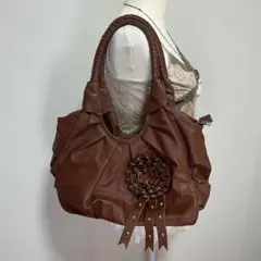 グランジ 森ガール　フェアリーグランジ ハンドバッグ バッグ ブラウン