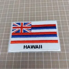 【Lサイズ】アイロンワッペン　ハワイ州の国旗　ハワイ　HAWAII　国旗