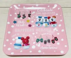 【匿名配送】ディズニー SnoSnow 冬　キャラクタープレート　クリスマス