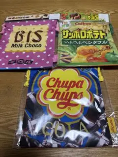 新品　お菓子柄　巾着セット