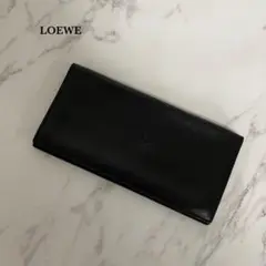 LOEWE ロエベ ラムスキン ラムレザー 本革 札入れ ICカードケース 黒