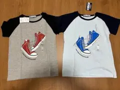 タグ付き新品☆靴Tシャツ 130cm 2点セット