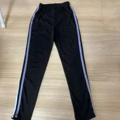 黒 サイドストライプ スパッツ　135