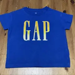 [美品][即日発送]GAP ロゴ Tシャツ 青　90cm