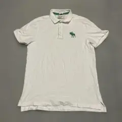 Abercrombie & Fitch アバクロ　ポロシャツ　ホワイト