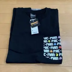 PAC-MAN ✖️GU ブラック Tシャツ Mサイズ　新品　タグ付き