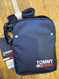 TOMMY JEANS ネイビー ショルダーバッグ
