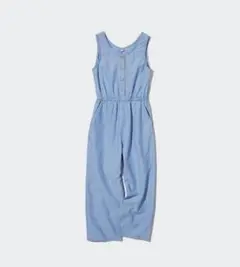 【新品未使用】UNIQLO GIRLS シャンブレーサロペットサイズ100