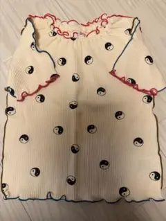 陰陽模様 フリル付き　Tシャツ 100サイズ　マーキーズ