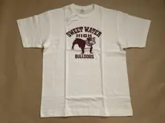 新品 日本製 ウエアハウス 4601 ブルドック Tシャツ L オフ ホワイト