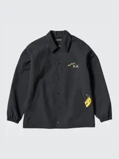ユニクロ　カウズ +ウォーホル　コーチジャケット　ブラック　4XL
