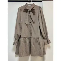 【OLIVE des OLIVE】チェック柄ティアードミニワンピース